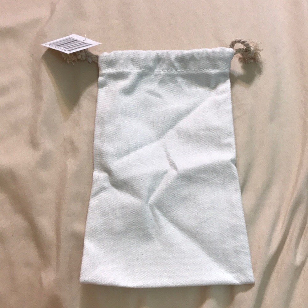 Mini canvas drawstring bag - Picture 2 of 3